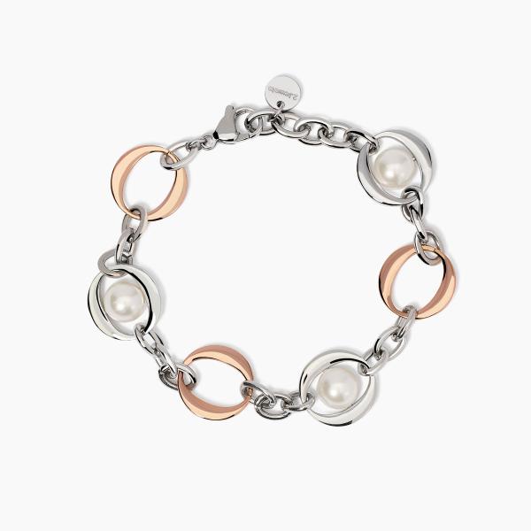 bracciale-in-acciaio-316l-pvd-ros-perle-conchigli